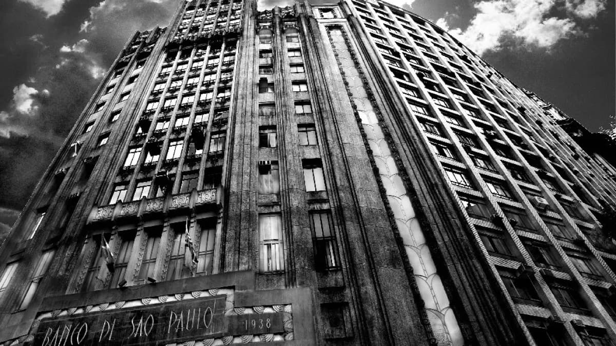 Fachada histórica do prédio da Bolsa de Valores de São Paulo