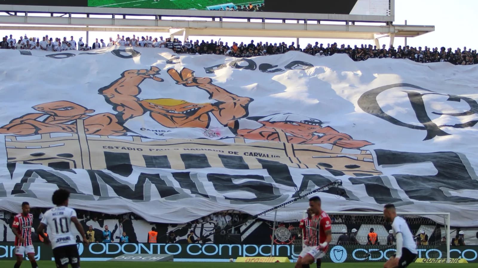 Torcida do Corinthians na Neo Química Arena, em foto de arquivo de jogo do Brasileirão