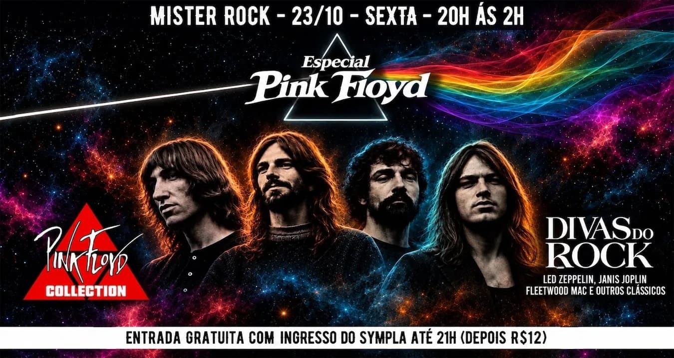 23/10 - Especial Pink Floyd: Pink Floyd Collection e Divas do Rock