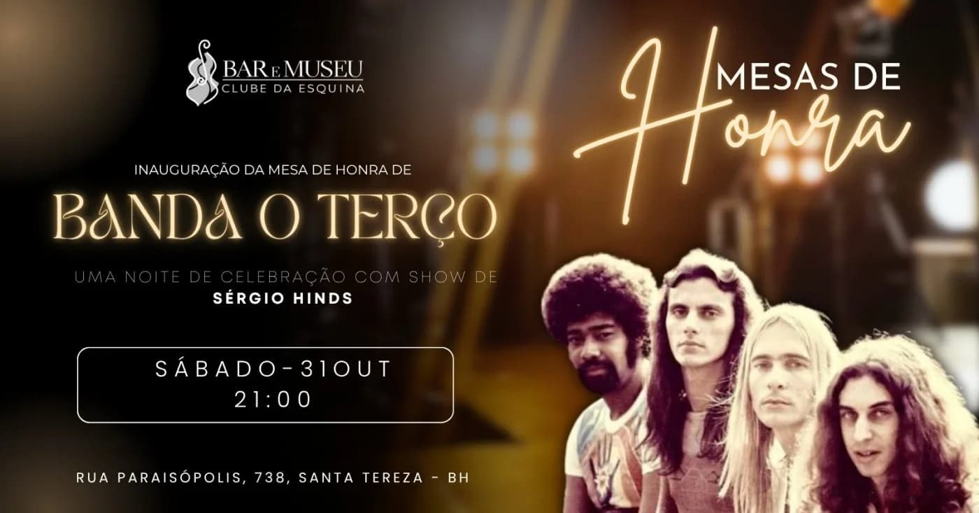 SHOW - SÉRGIO HINDS (O TERÇO) - PAPO CANTADO