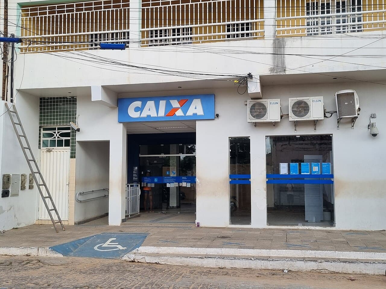Agência da Caixa Econômica Federal em Paratinga. Foto de 21 de janeiro de 2023.