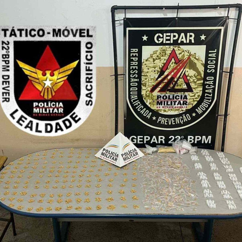 Polícia apreende mais de 2 mil pedras de crack em Belo Horizonte