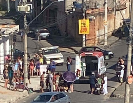 Acidente entre motocicletas em Ribeirão das Neves
