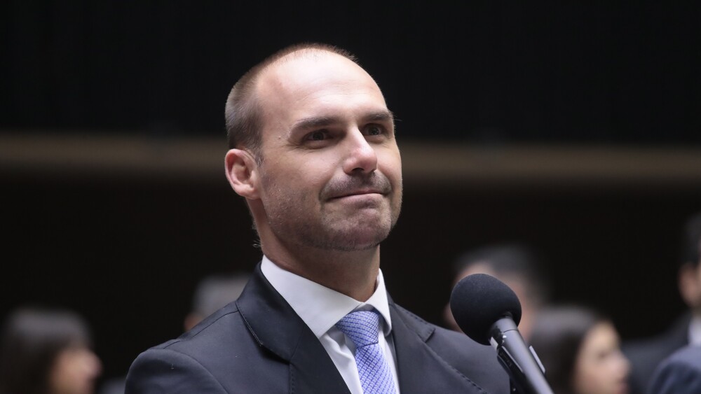 Eduardo Bolsonaro comenta suspensão do visto de Alexandre de Moraes pelos EUA