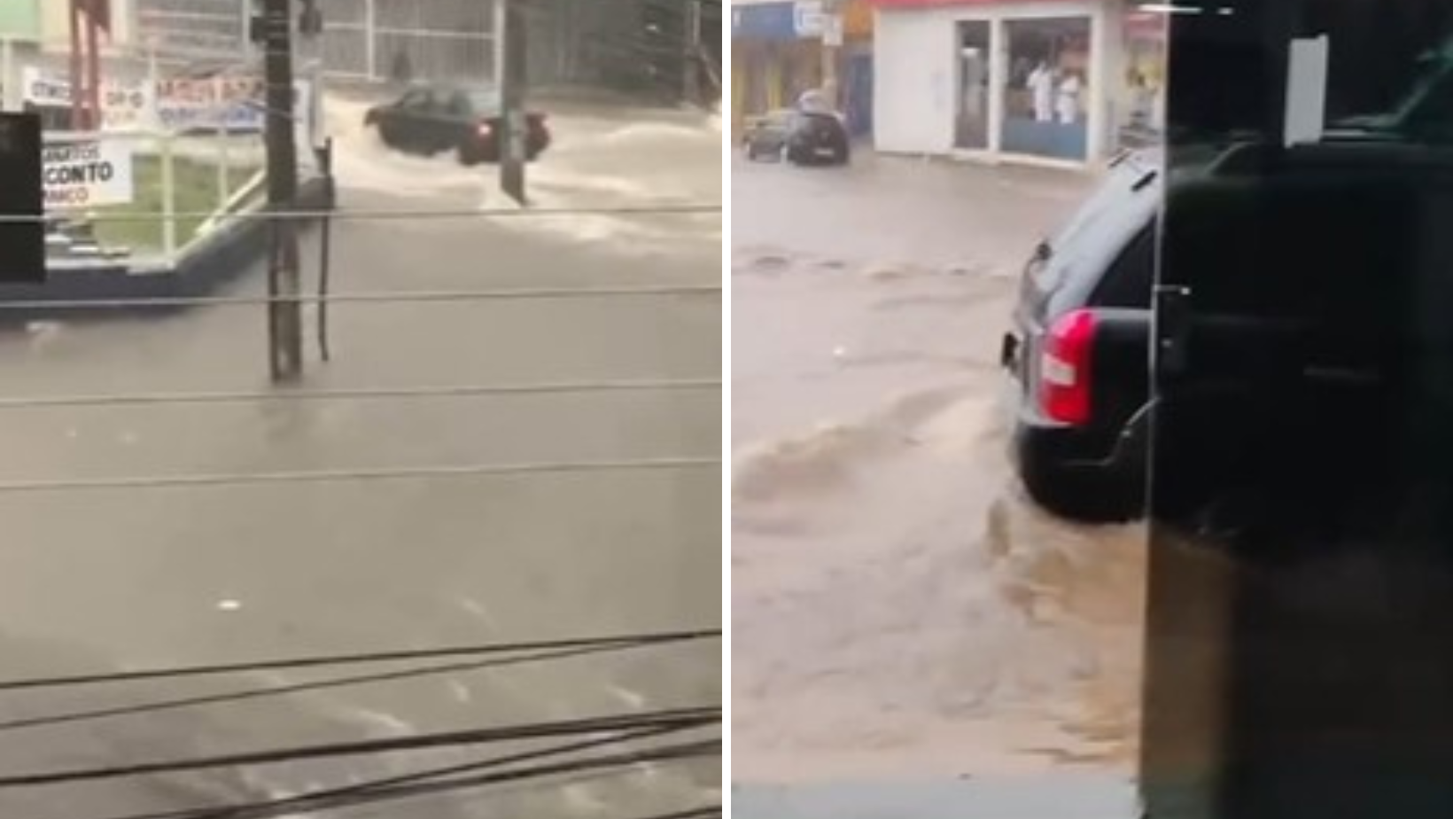Temporal alaga ruas do Barreiro em Belo Horizonte e deixa famílias ilhadas