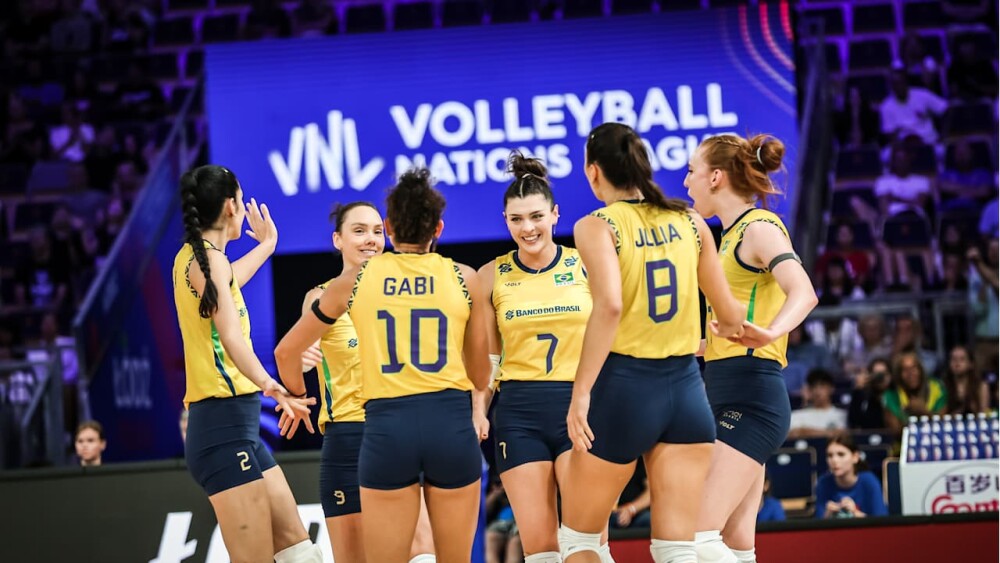 Brasil define datas e horários das semifinais da Liga das Nações Feminina de Vôlei
