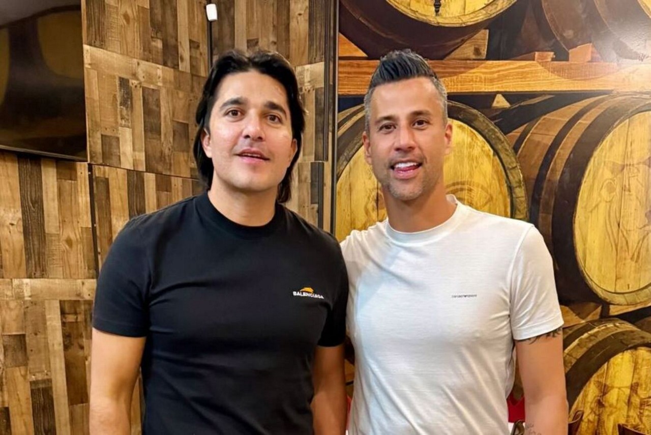 Ídolos do Cruzeiro, Moreno e Fábio se reencontram nos Estados Unidos