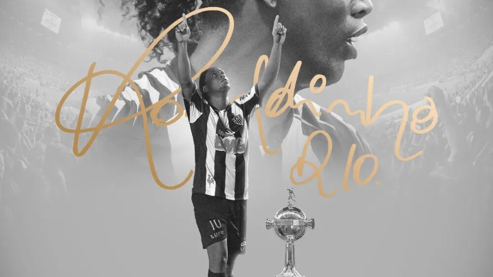 Ronaldinho Gaúcho comemora 12 anos do título da Libertadores pelo Atlético