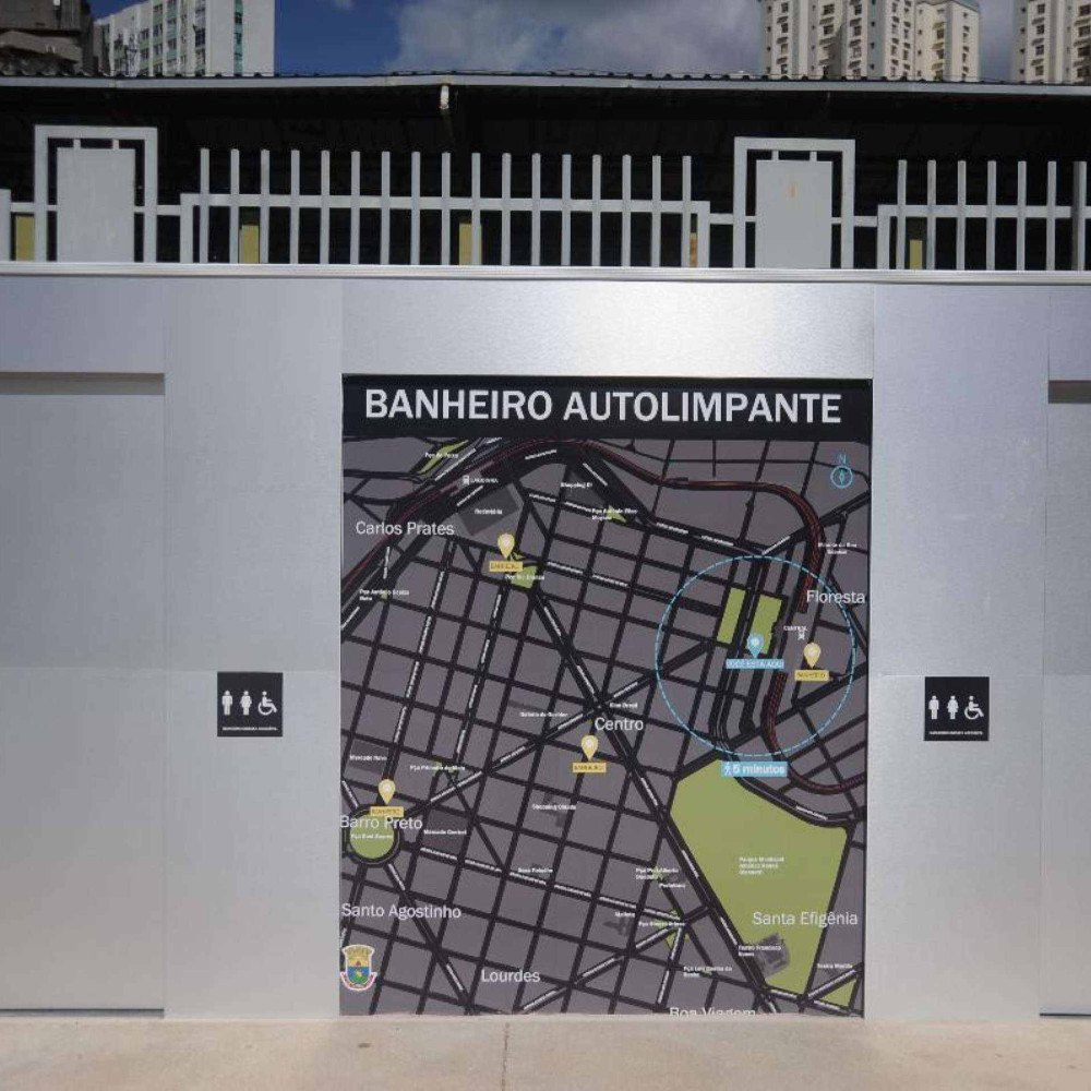 Belo Horizonte Inaugura Terceiro Banheiro Público Autolimpante