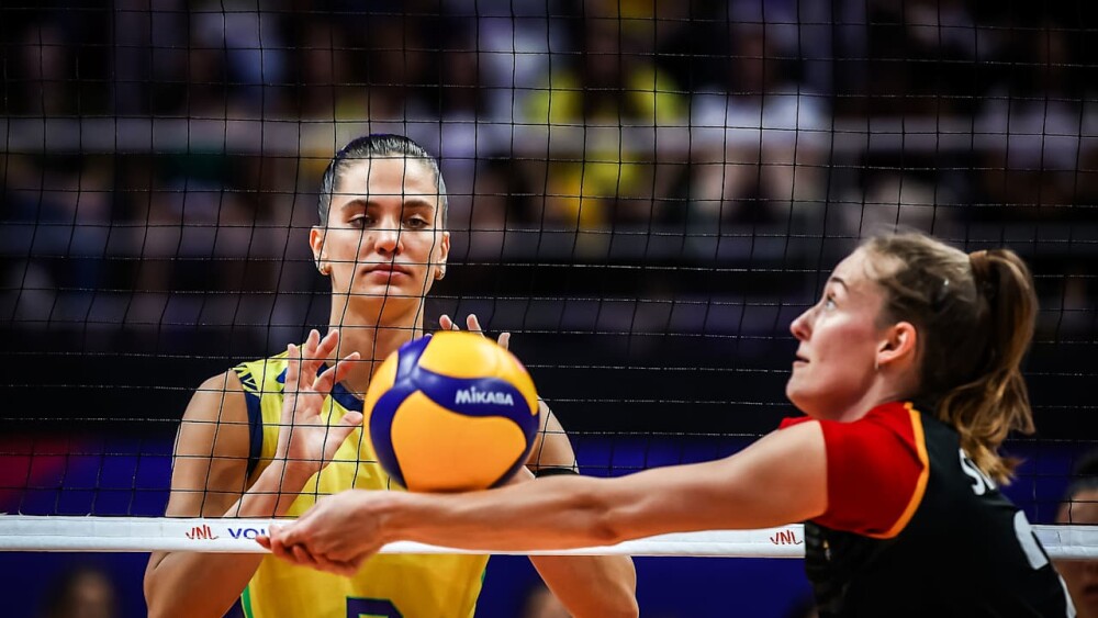 Brasil enfrenta Alemanha em busca de vaga na semifinal da Liga das Nações Feminina