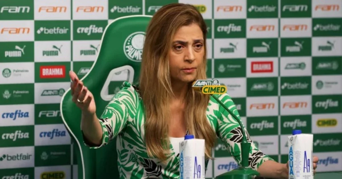 No STJD, Leila Pereira chama Dudu de covarde e o desafia: 'Vem encarar uma mulher'
