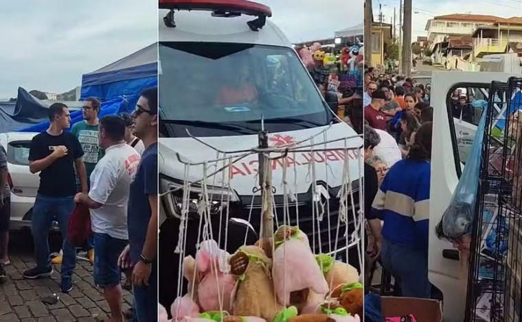 Idoso atropela 13 pessoas em festa de São João após mal súbito em MG
