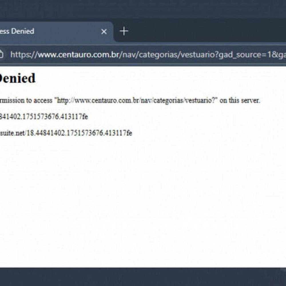 Falha no site da Centauro expõe dados pessoais de usuários