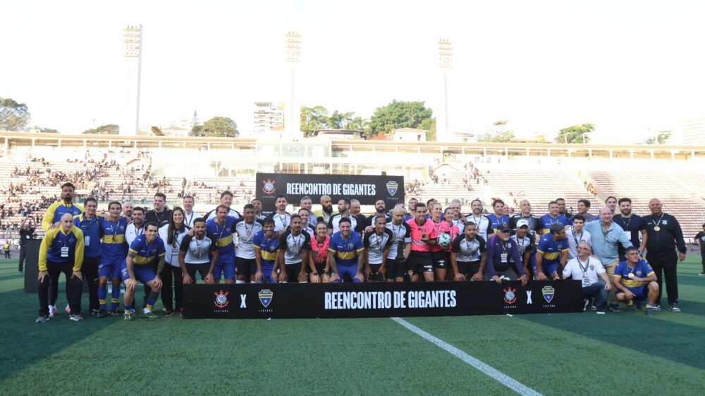 Tite destaca 'vontade de quero mais' após amistoso de lendas entre Corinthians e Boca Juniors
