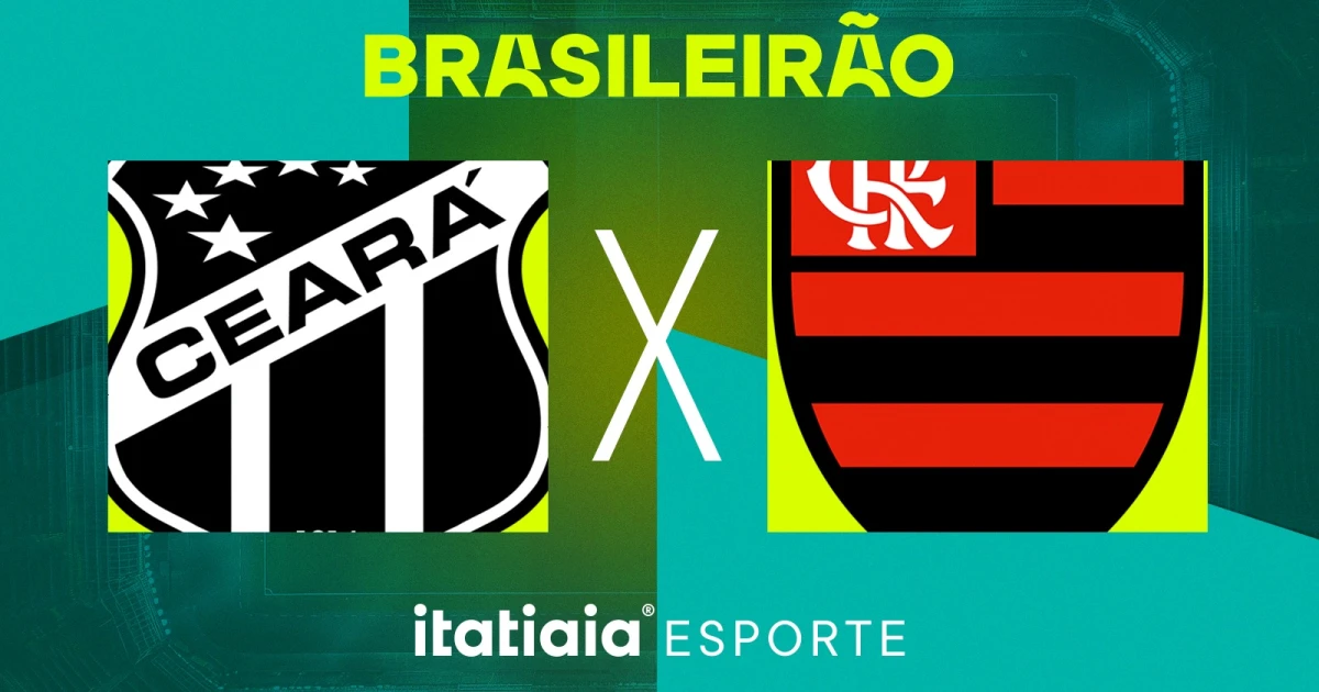 Tempo real de Ceará x Flamengo pelo Brasileiro Série A 2025