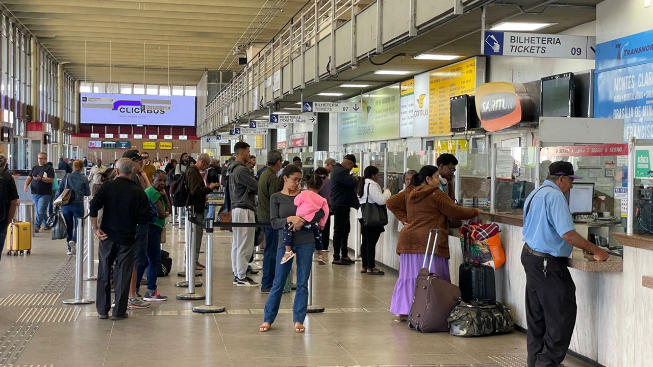 Rodoviária de BH espera 737 mil passageiros em julho
