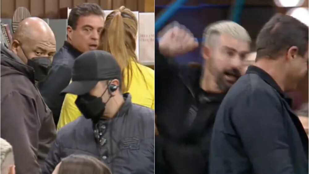 Radamés tenta agredir Dhomini no Power Couple Brasil e Record intervém