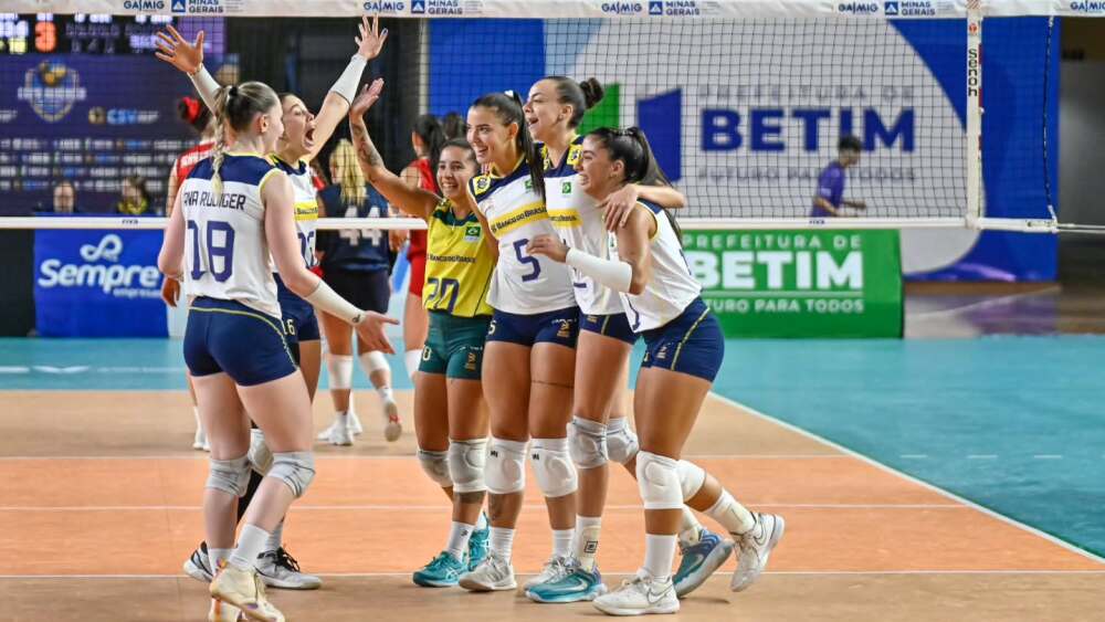 Brasil domina Chile e mantém viva a disputa pelo título da Copa América Feminina de Vôlei