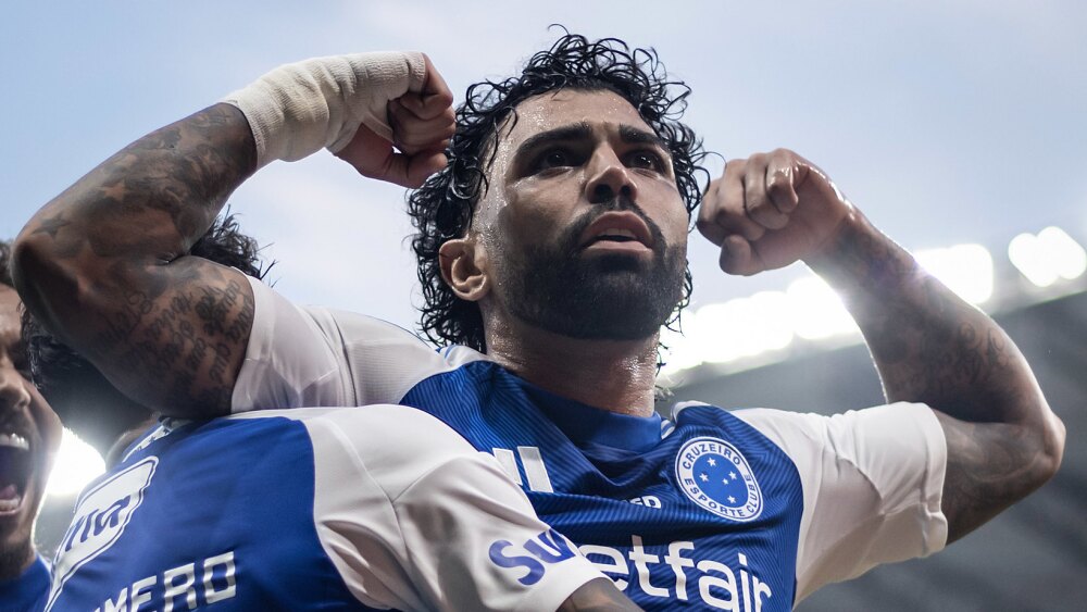 Gabigol alcança marca histórica no Brasileirão e reforça seu amor pelo Cruzeiro