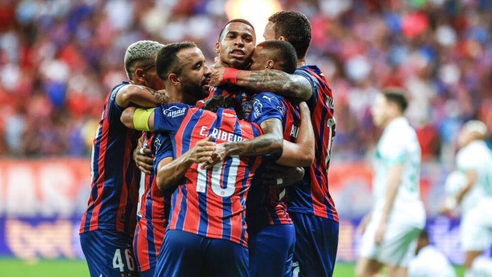 Bahia domina Juventude, goleia em casa e entra no G4 do Brasileirão
