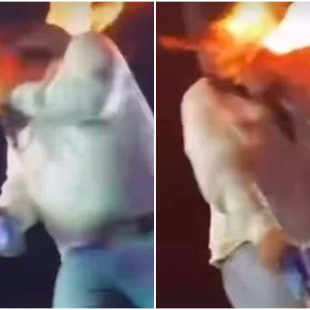 Cantor Léo sofre acidente durante show em São Paulo