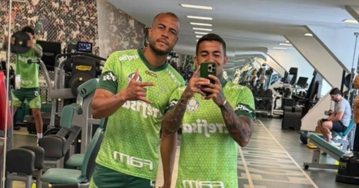 Mayke se despede do Palmeiras e recebe mensagem de apoio de Dudu, do Atlético