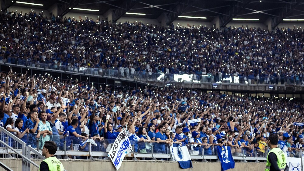 Cruzeiro atualiza número de ingressos vendidos para jogo contra Juventude