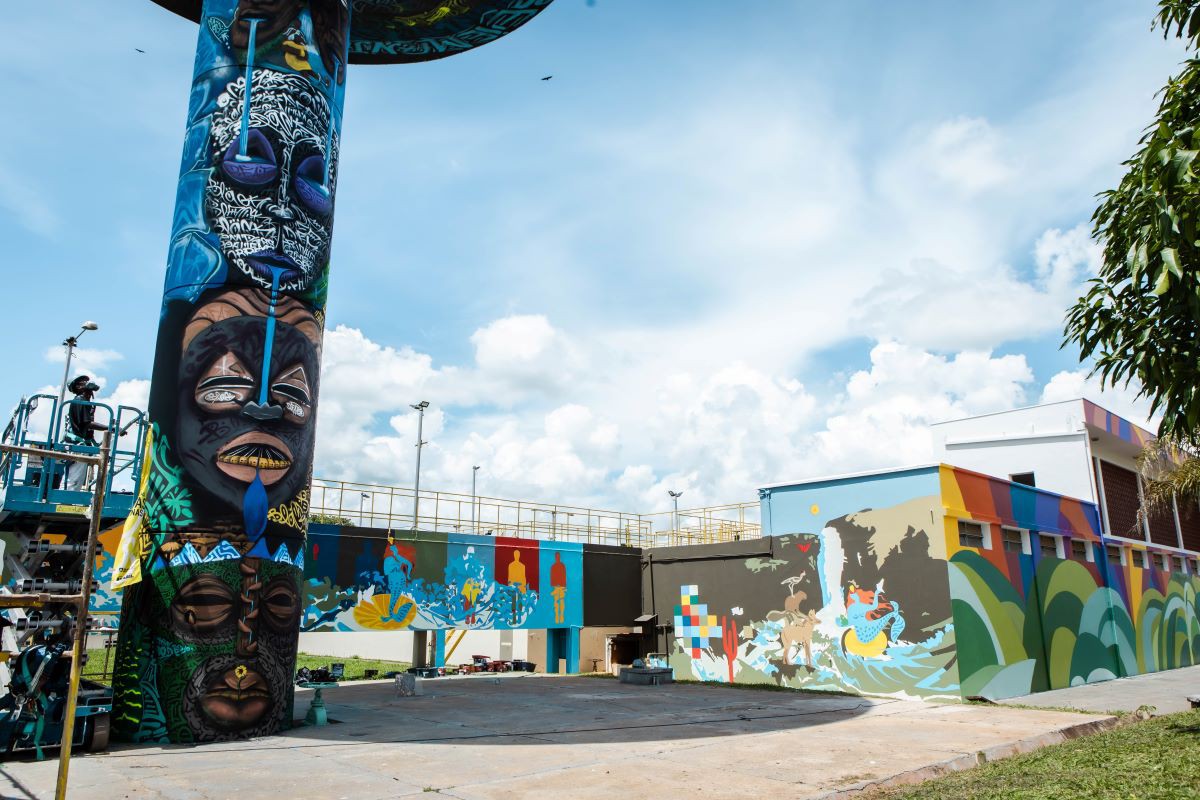 Projeto transforma reservatórios da Copasa em galerias de arte a céu aberto em MG