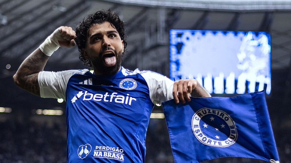 Gabigol brilha com dois gols na goleada do Cruzeiro sobre o Juventude