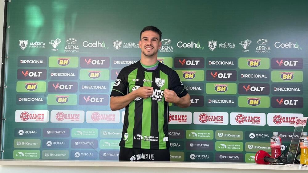 Apresentado pelo América, Labandeira mira acesso à Série A e destaca peso da camisa