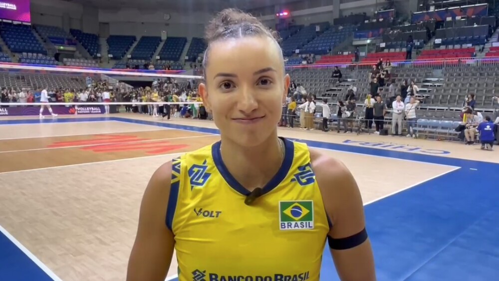 VNL: Gabi dedica vitória sobre Polônia para Ana Cristina e elogia atitude da equipe