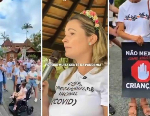 Deputada Grávida Participa de Manifestação Contra Vacinação Infantil