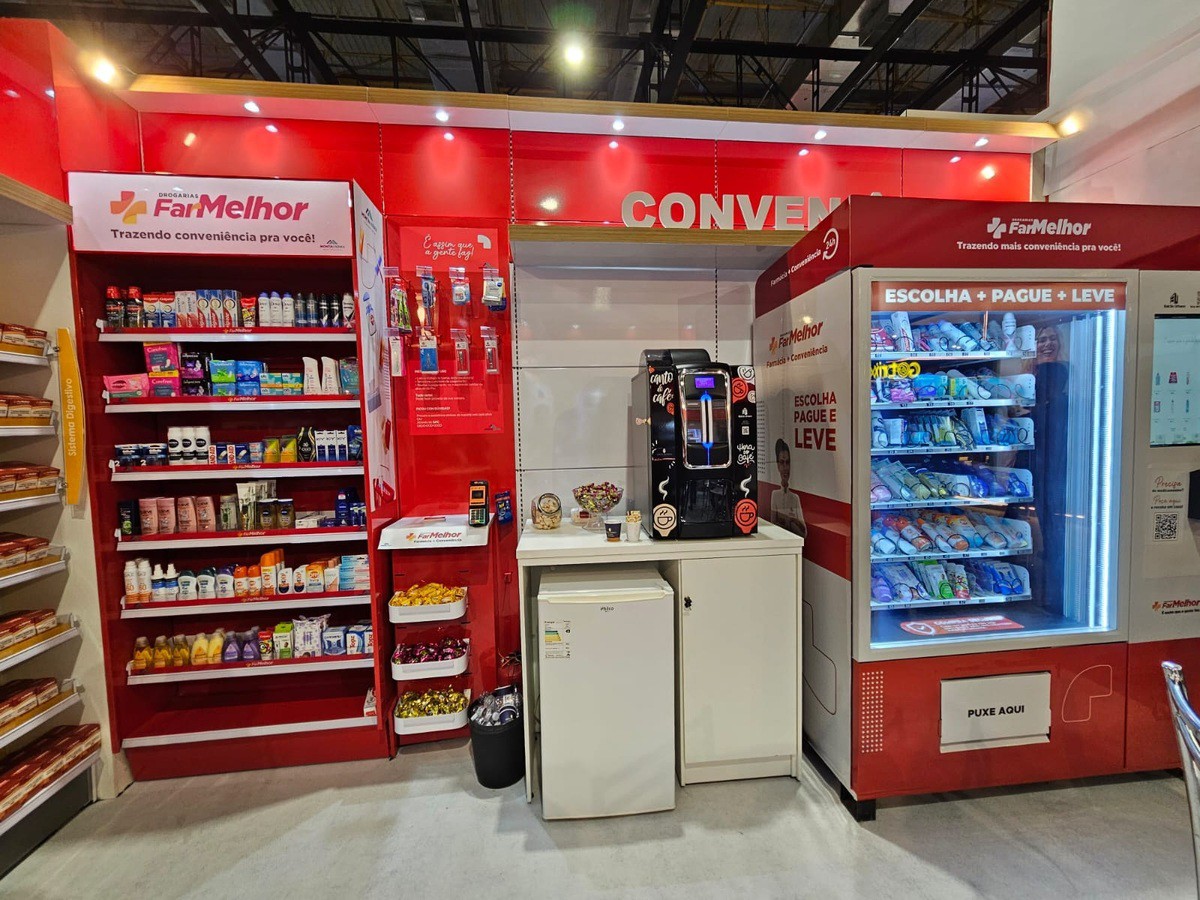 Vending machines ganham espaço no franchising com modelo de microfranquia de baixo custo e alta circulação