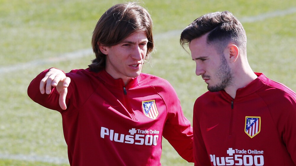 Saúl Ñíguez está entre os maiores parceiros de Filipe Luís, técnico do Flamengo