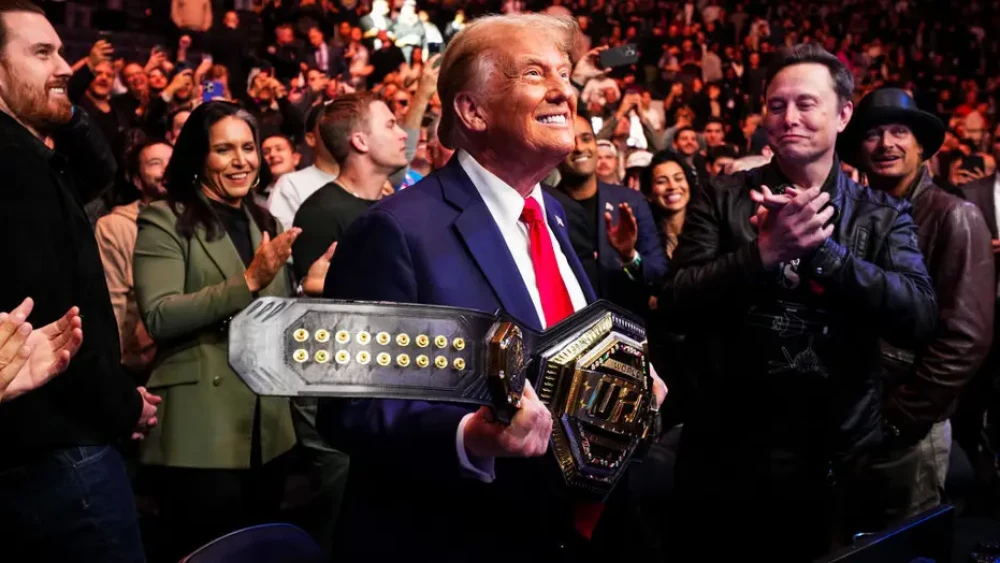 Presidente dos EUA, Trump revela planos de sediar UFC na Casa Branca