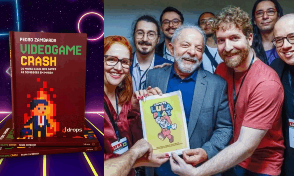 Lançamento do livro 'Videogame crash' aborda Lula e o Marco Legal dos Games