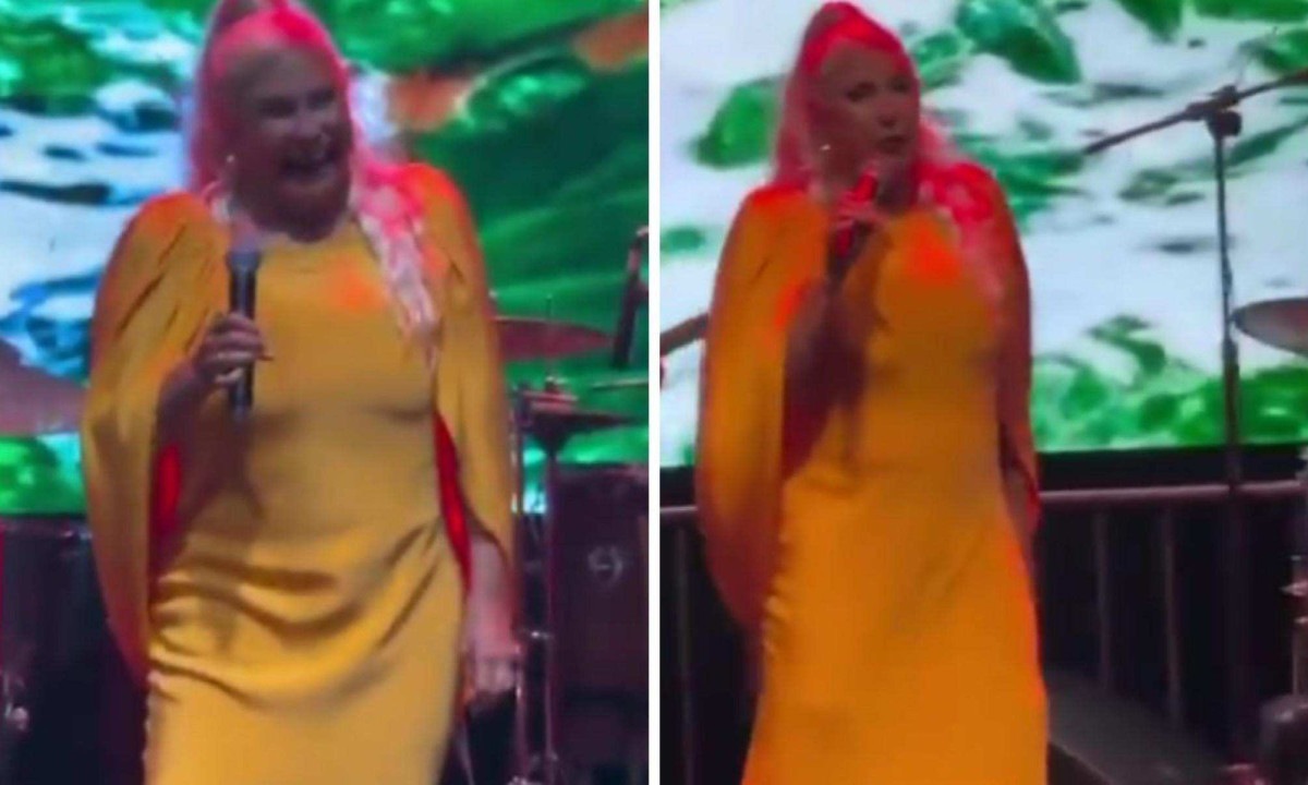 Fafá de Belém ironiza tornozeleira eletrônica de Bolsonaro durante show em Belém