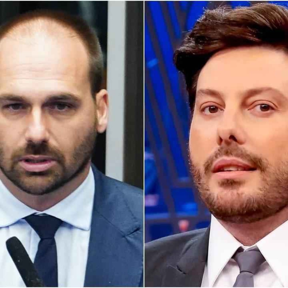Danilo Gentili critica pedido de Pix para Jair e Eduardo Bolsonaro