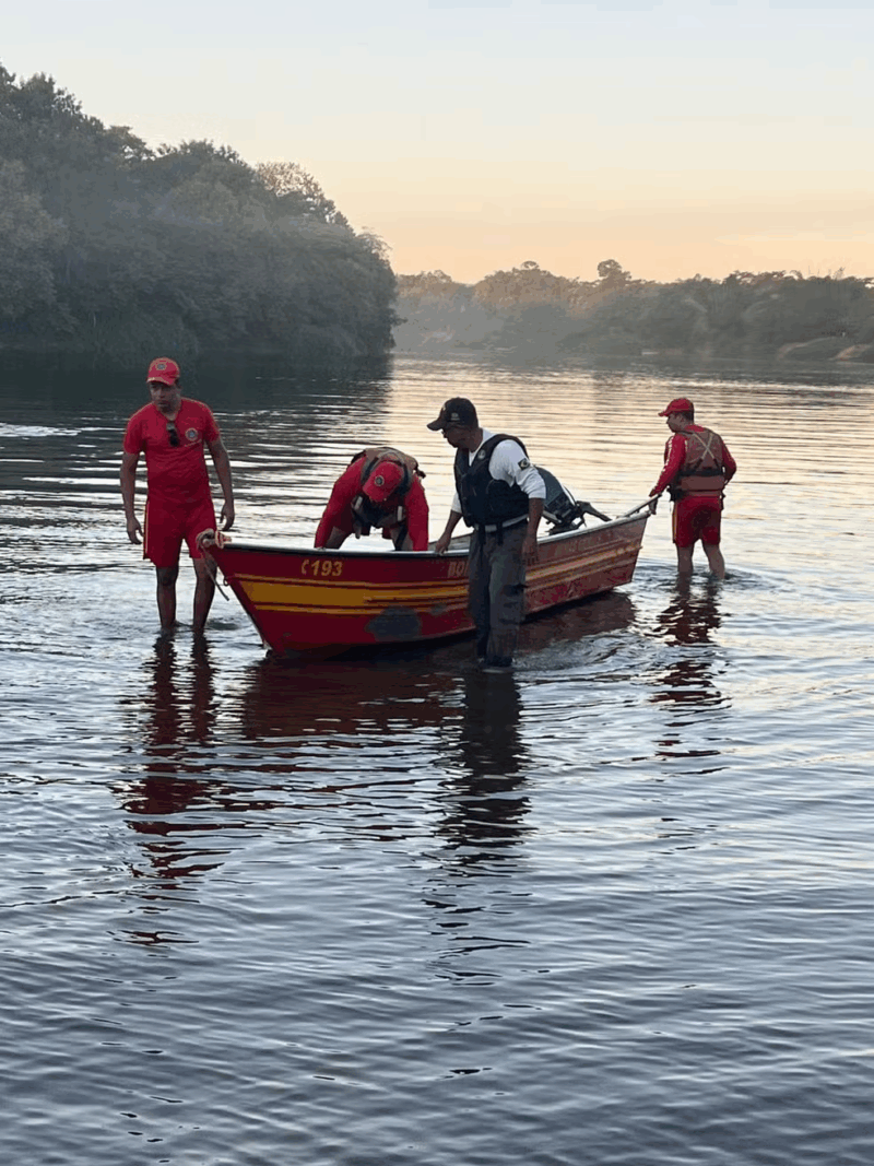 Corpo de homem desaparecido durante pescaria é encontrado pelos bombeiros no Rio das Velhas