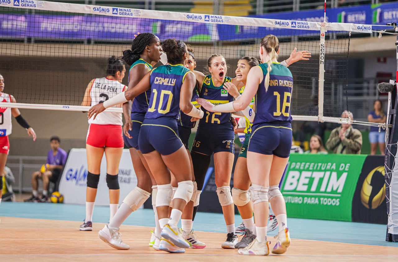 Confira a agenda de jogos deste sábado pela Copa América de Vôlei Feminino