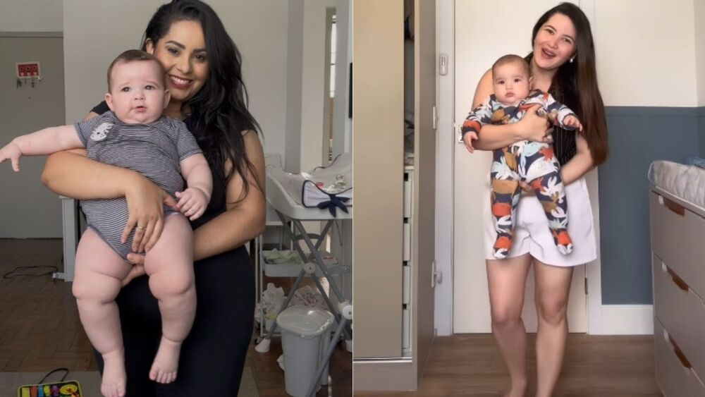 ‘Bebês gigantes’ de BH viralizam nas redes sociais pelo rápido crescimento