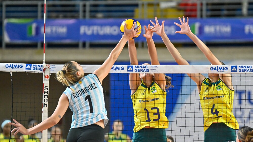 Argentina derrota Brasil e conquista a Copa América Feminina de Vôlei