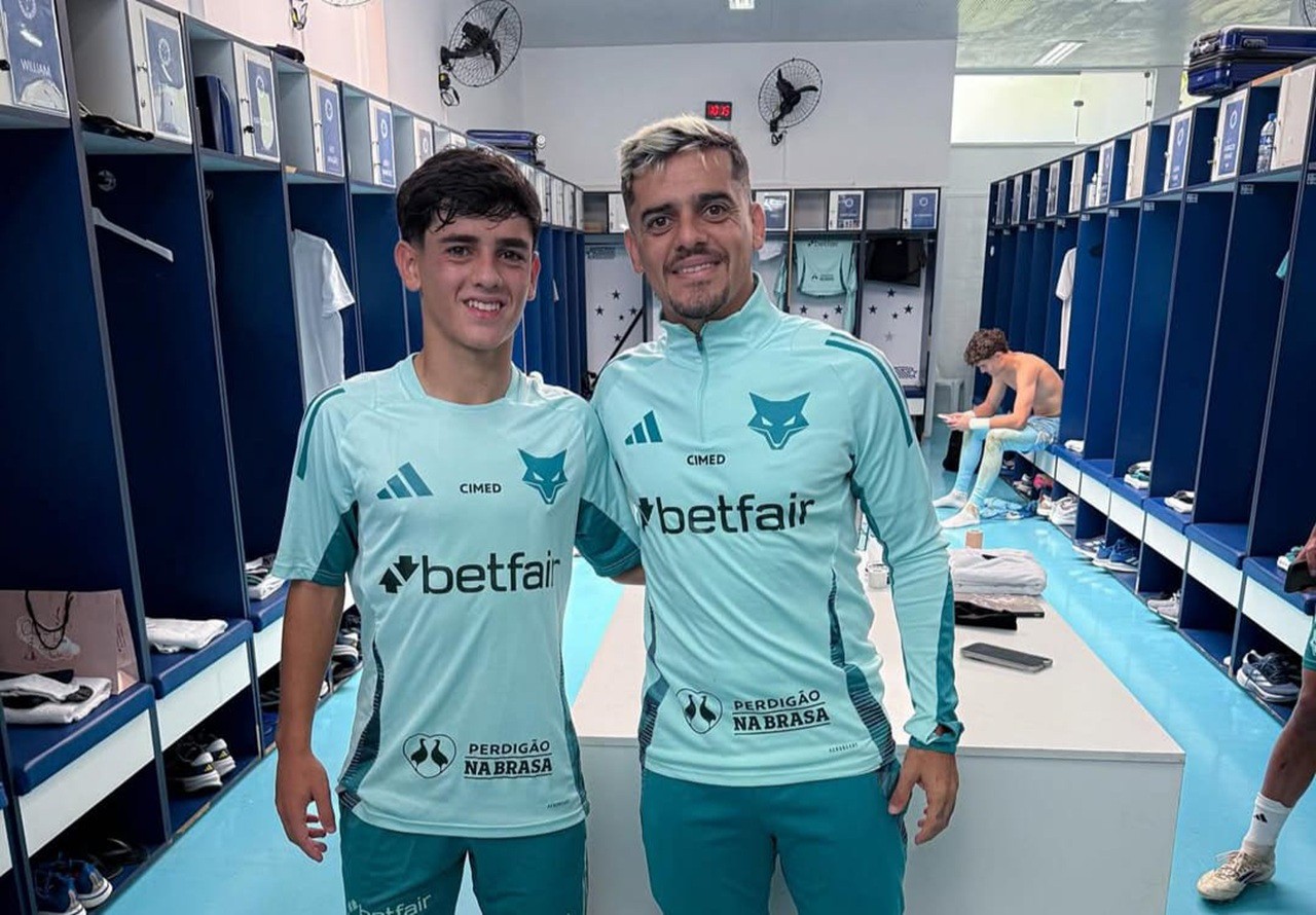 Filho de Fagner treina com equipe profissional na Toca II