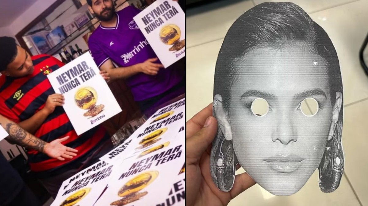 Torcedor do Sport detalha veto da PM à máscara de Marquezine e provoca Neymar