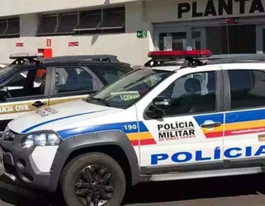 Dupla é presa após colisão com viatura da PM em Muriaé