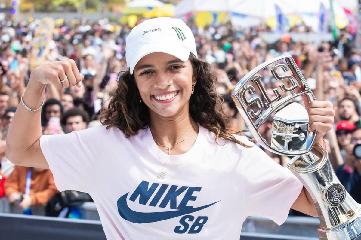 Rayssa Leal conquista etapa da Street League Skateboarding em Brasília