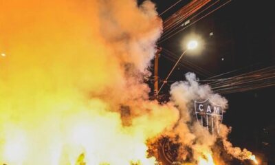 Veja festa dos atleticanos em comemoração aos 117 anos do time em BH