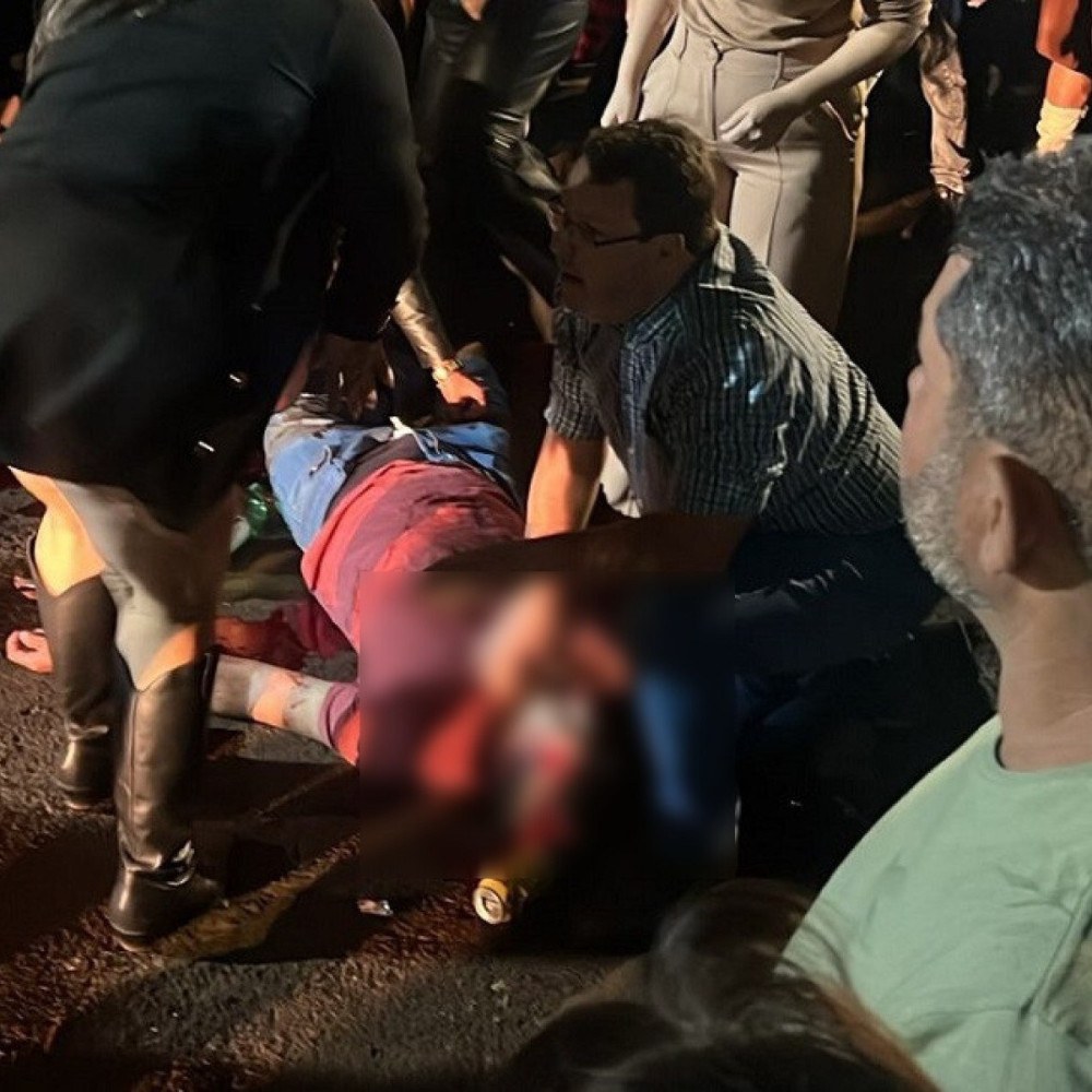 Policial aposentado dispara em festa junina, ferindo ex e matando namorado