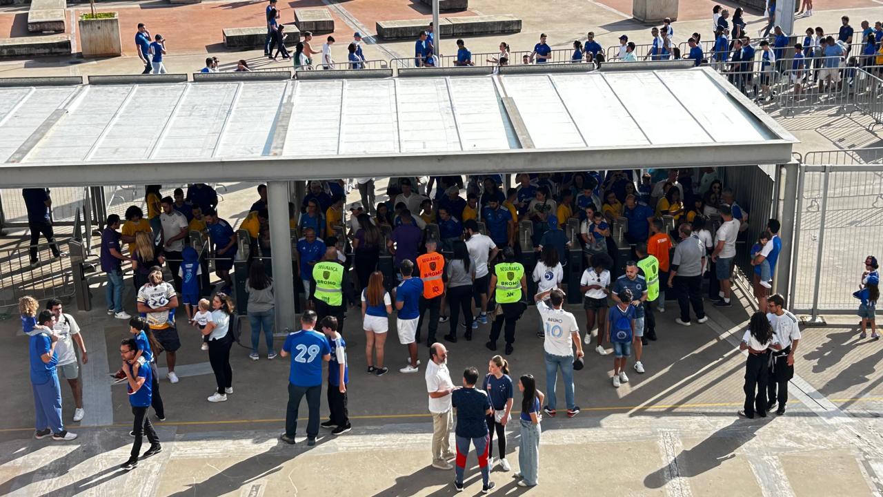 Reconhecimento facial no Mineirão facilita entrada dos torcedores do Cruzeiro