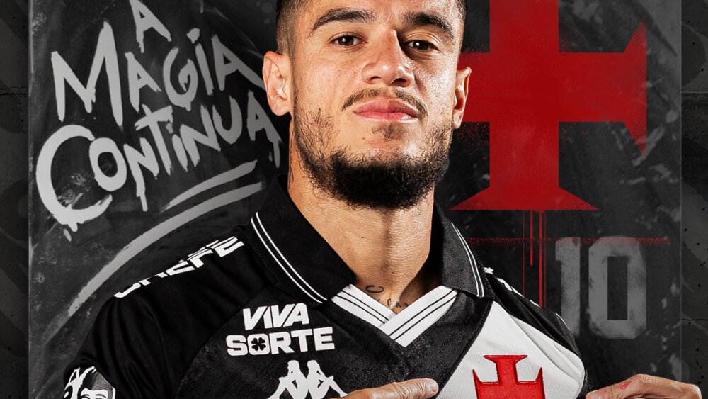 Vasco confirma contratação definitiva de Philippe Coutinho e camisa 10